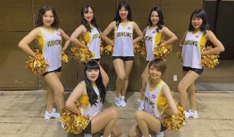 香川ファイブアローズオフィシャルチアダンスチーム「SunnyArcs」パフォーマンス!