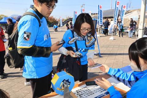 ワンタッチポイント交換ガラポン抽選会