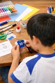 キーホルダー作り体験