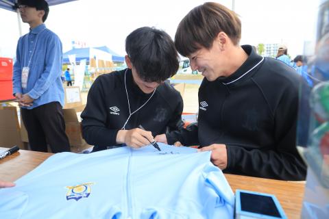 選手1日グッズ販売員