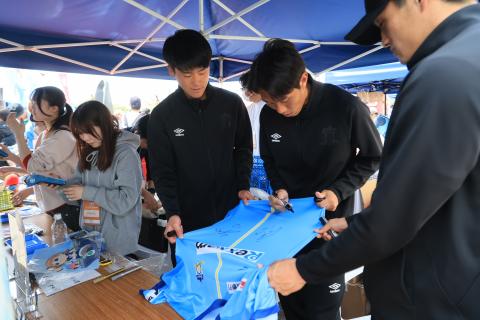 選手1日グッズ販売員